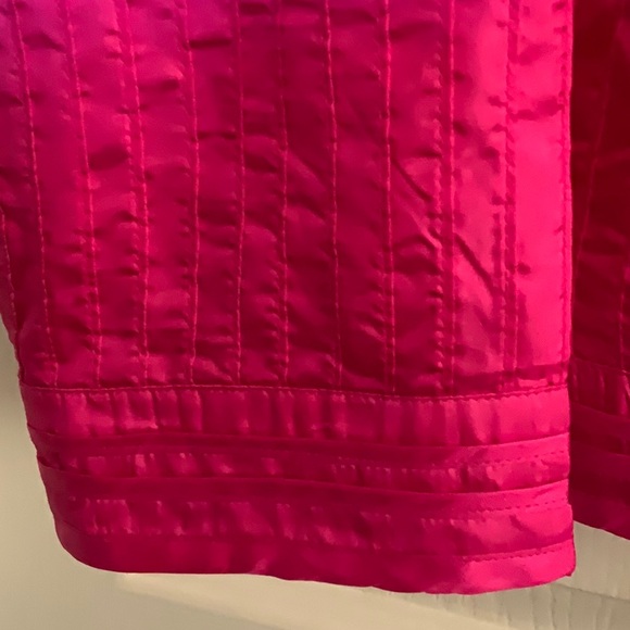 Chico’s Fuchsia Sz 3 Open Front Jacket - Picture 5 of 8